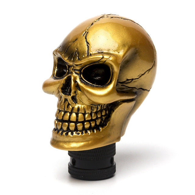 Car gear skull head shift knob decoration car interior accessories