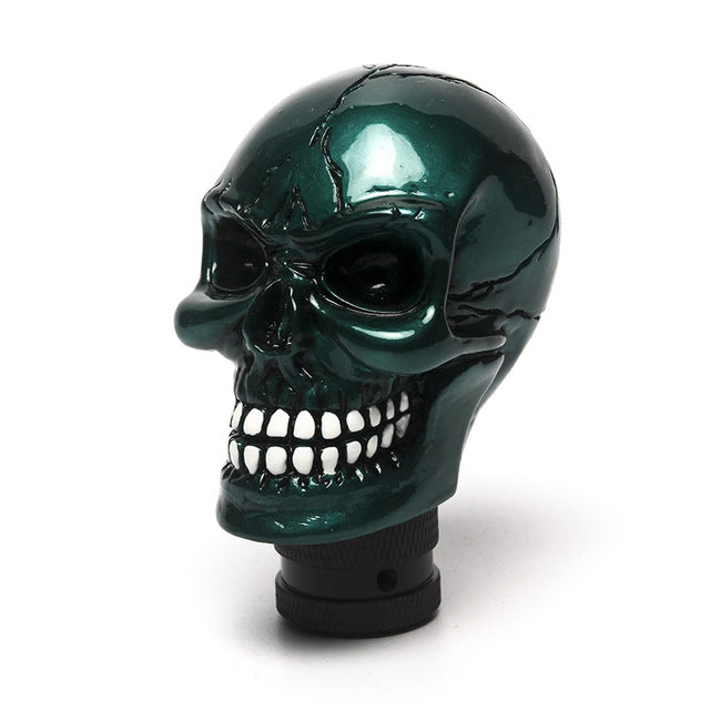 Car gear skull head shift knob decoration car interior accessories