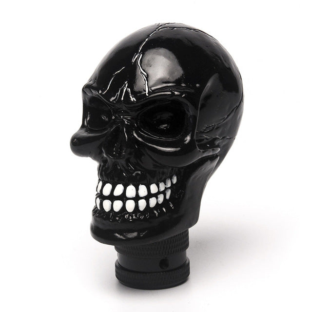 Car gear skull head shift knob decoration car interior accessories