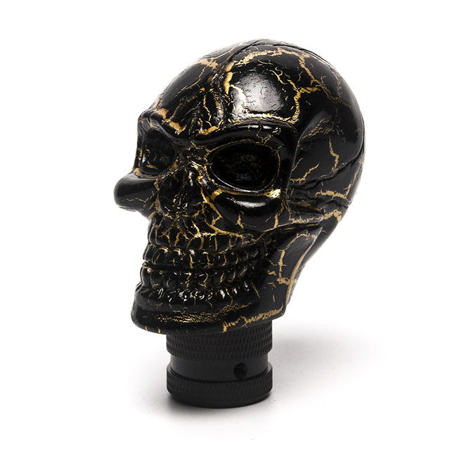Car gear skull head shift knob decoration car interior accessories