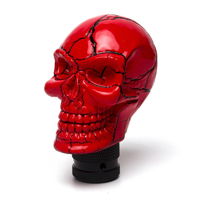 Car gear skull head shift knob decoration car interior accessories