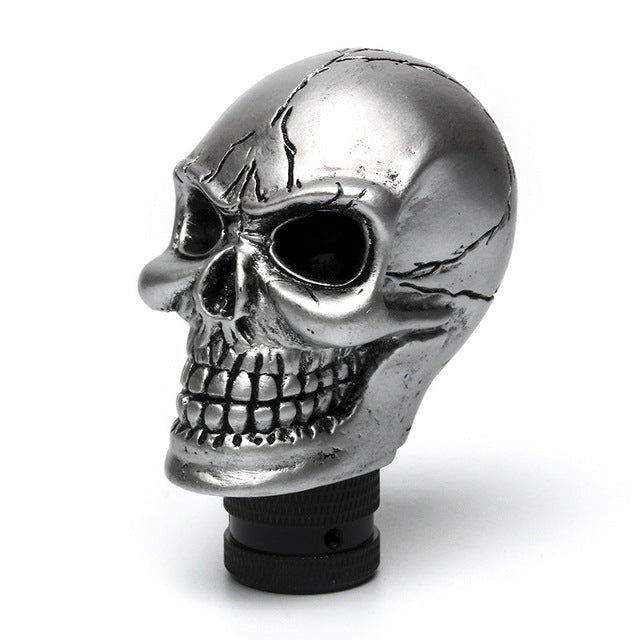 Car gear skull head shift knob decoration car interior accessories