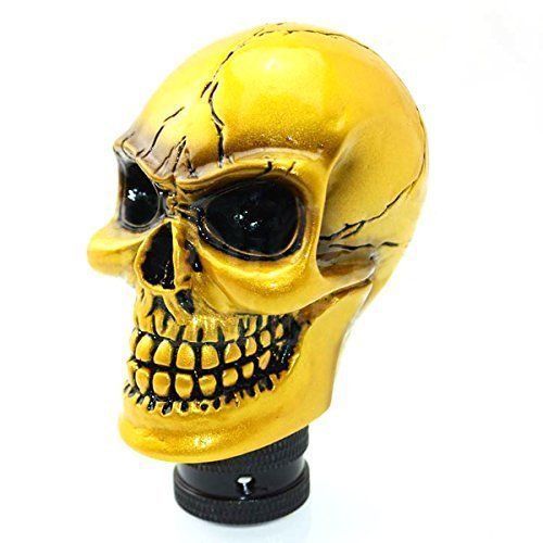 Car gear skull head shift knob decoration car interior accessories