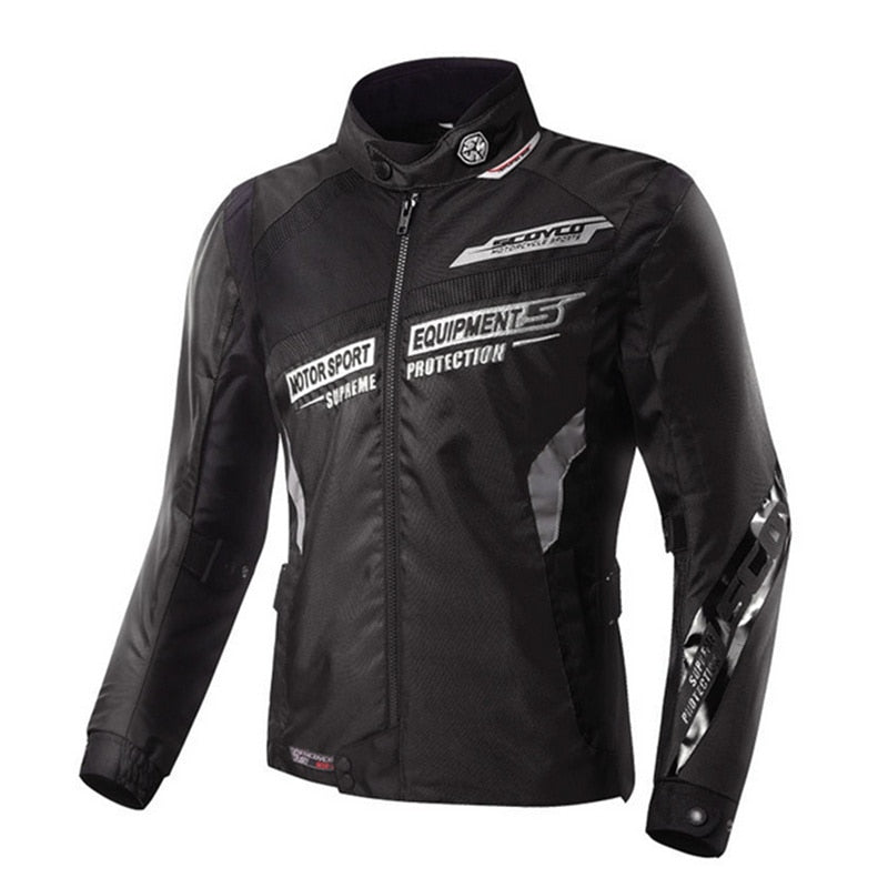 Motorcycle jacket motocross clothing protective armor combinations elbow shoulder back protector