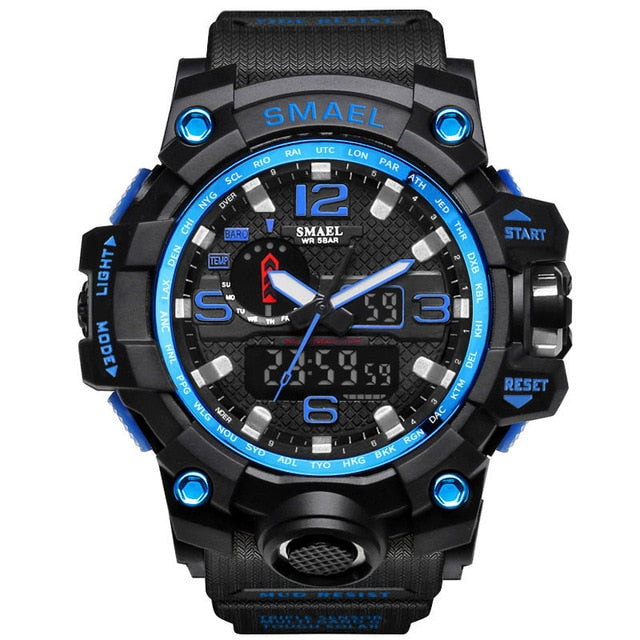 Men military watch sport army watch 50m waterproof shock wrist watches