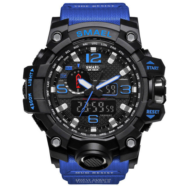 Men military watch sport army watch 50m waterproof shock wrist watches
