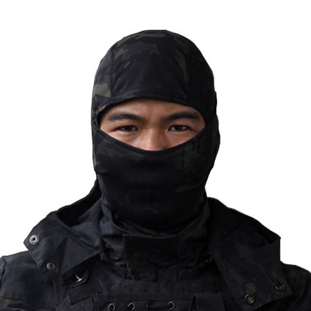 Military Tactical Hunt Full Face Mask Camouflage Paintball War Game