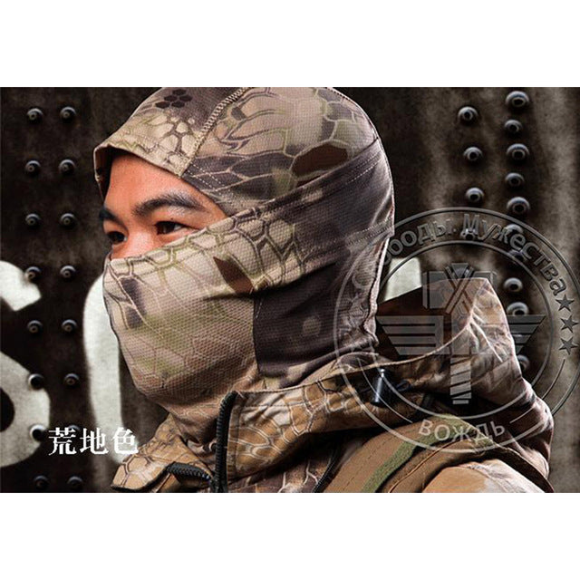 Military Tactical Hunt Full Face Mask Camouflage Paintball War Game