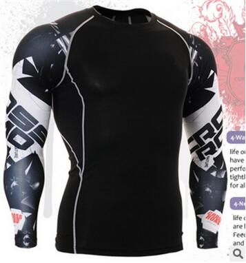 Sport suits for GYM thermal underwear sets for men long compression