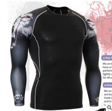 Sport suits for GYM thermal underwear sets for men long compression