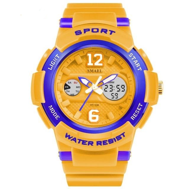 Women sport wristwatch cute 30M waterproof dual display lady watch