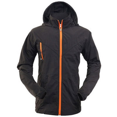 Outdoor sport hooded jacket for men trekking camping hiking clothes