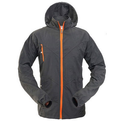 Outdoor sport hooded jacket for men trekking camping hiking clothes