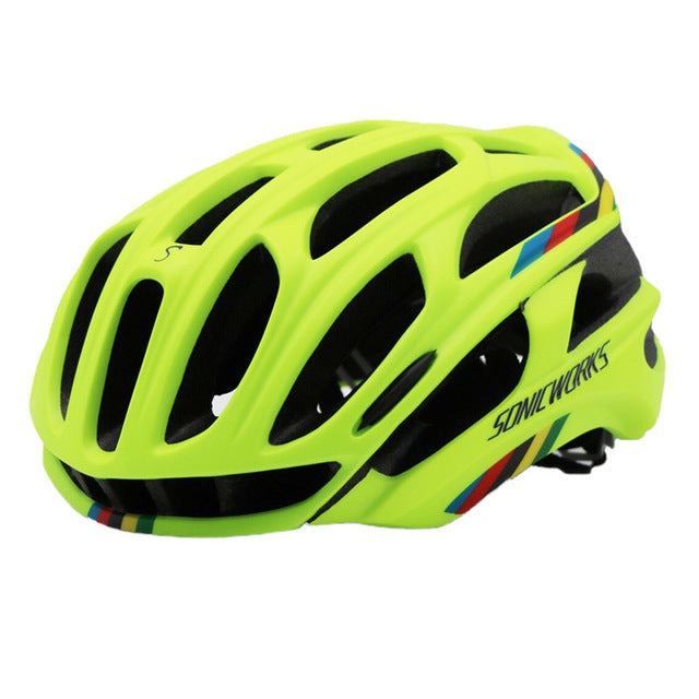 Bicycle Helmet Cycling MTB Mountain Road With LED Lights