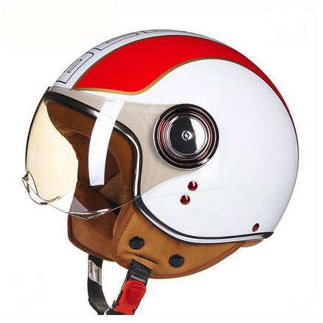 Vespa helmet motorcycle scooter vintage retro open face helmets