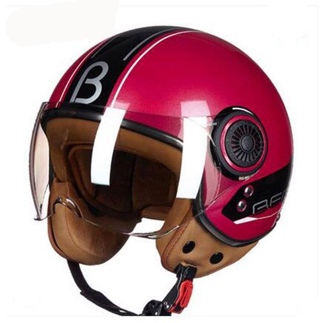 Vespa helmet motorcycle scooter vintage retro open face helmets