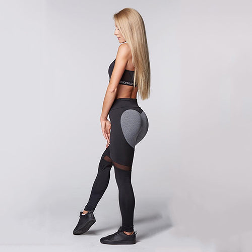 Yoga pants for women sexy heart leggins Gym fitness running sportwear