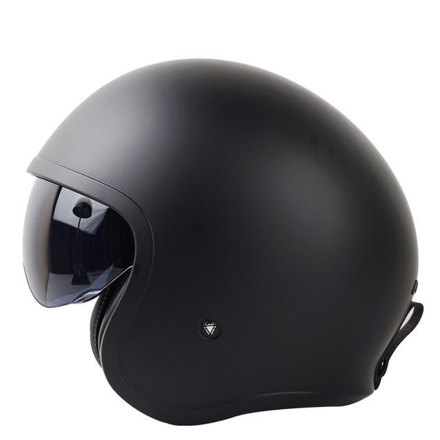 Vintage Vespa helmets skull open face electric motorcycle helmet sun shield