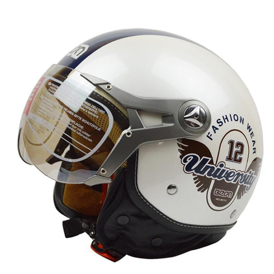 vintage electric motorcycle helmet half face scooter vespa helmets capacet