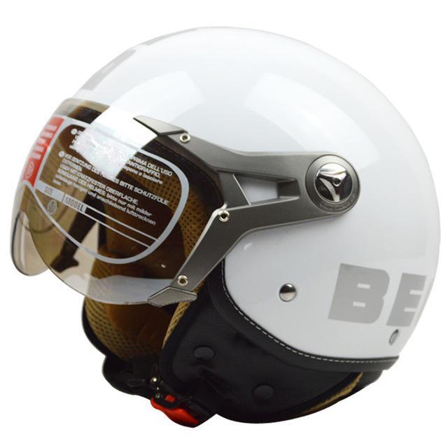 vintage electric motorcycle helmet half face scooter vespa helmets capacet