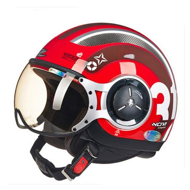 Vespa helmet motorcycle vintage scooter helmets retro 3/4 half face helmets jet style