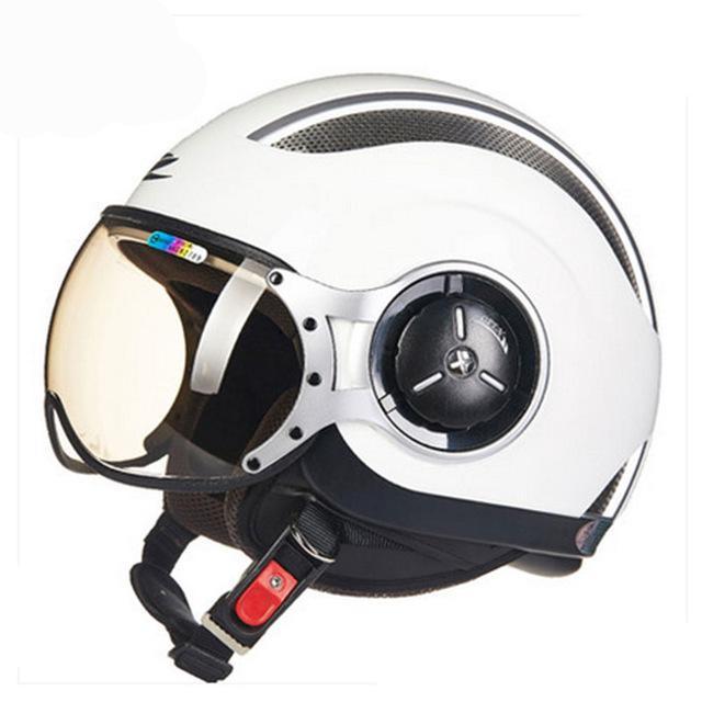 Vespa helmet motorcycle vintage scooter helmets retro 3/4 half face helmets jet style