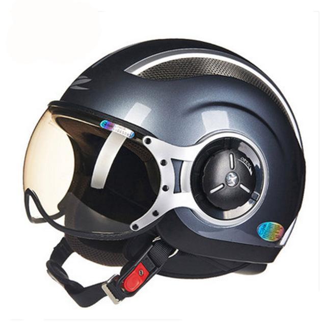 Vespa helmet motorcycle vintage scooter helmets retro 3/4 half face helmets jet style