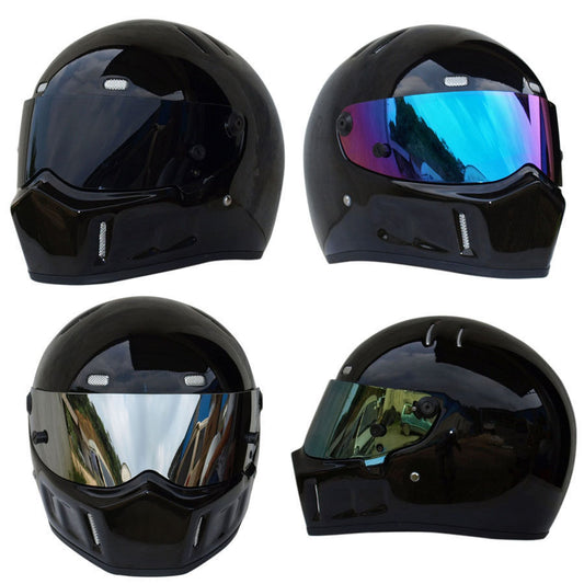 Full face motorcycle helmets goggles sports ATV black style