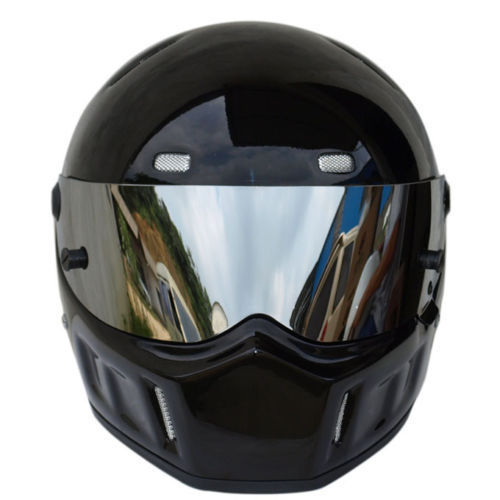 Full face motorcycle helmets goggles sports ATV black style