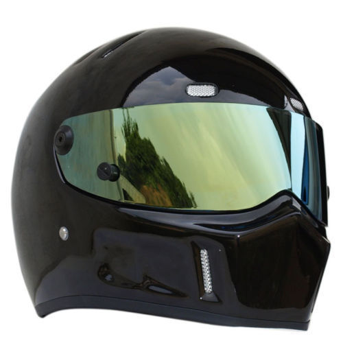 Full face motorcycle helmets goggles sports ATV black style