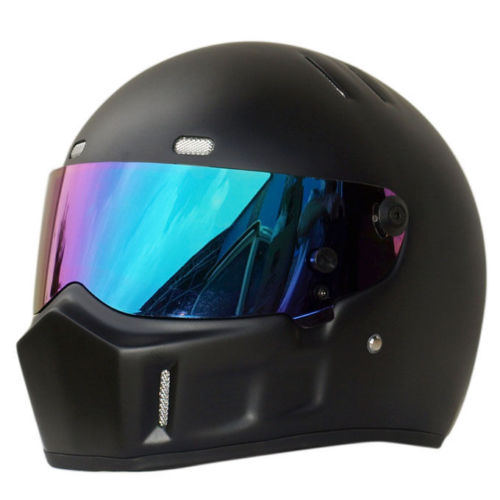 Full face motorcycle helmets goggles sports ATV black style