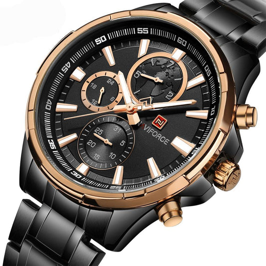 Army military men wristwatch full steel quartz fashion casual sport relogio masculino