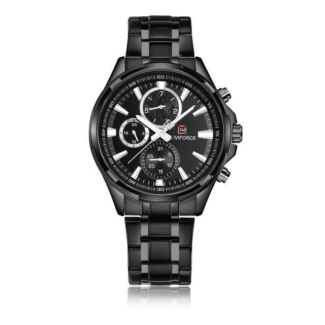 Army military men wristwatch full steel quartz fashion casual sport relogio masculino