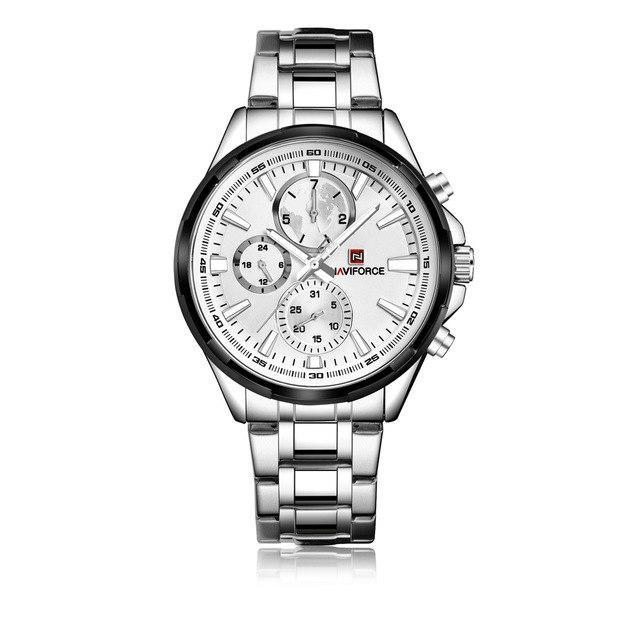 Army military men wristwatch full steel quartz fashion casual sport relogio masculino