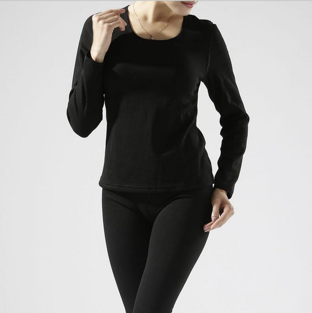 Thermal underwear sets for men shirt and pants warm thick clothes