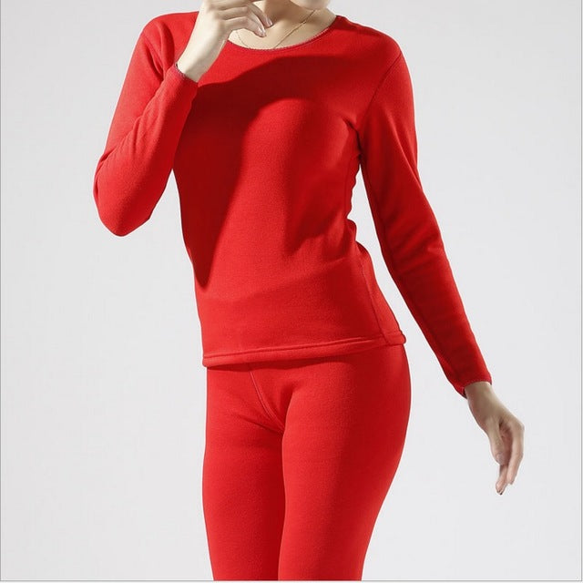 Thermal underwear sets for men shirt and pants warm thick clothes