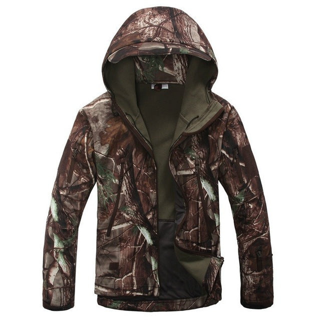 Army Camouflage Men Jacket Military Tactical Hunt Clothes Waterproof Soft Shell