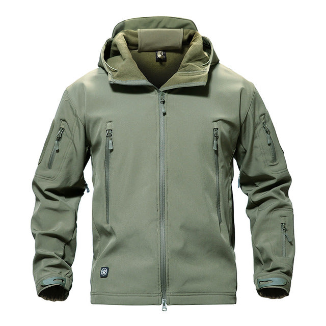 Army Camouflage Men Jacket Military Tactical Hunt Clothes Waterproof Soft Shell
