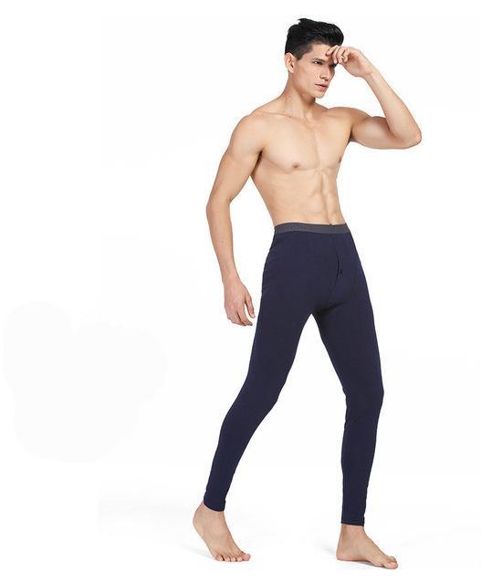 Leggings pants warm long thermal underwear for men