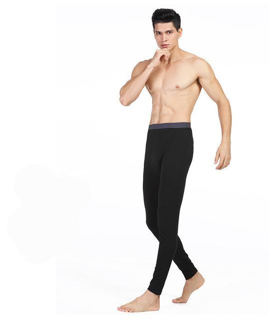 Leggings pants warm long thermal underwear for men