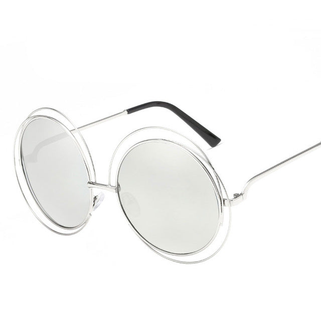 Vintage retro round sunglasses women