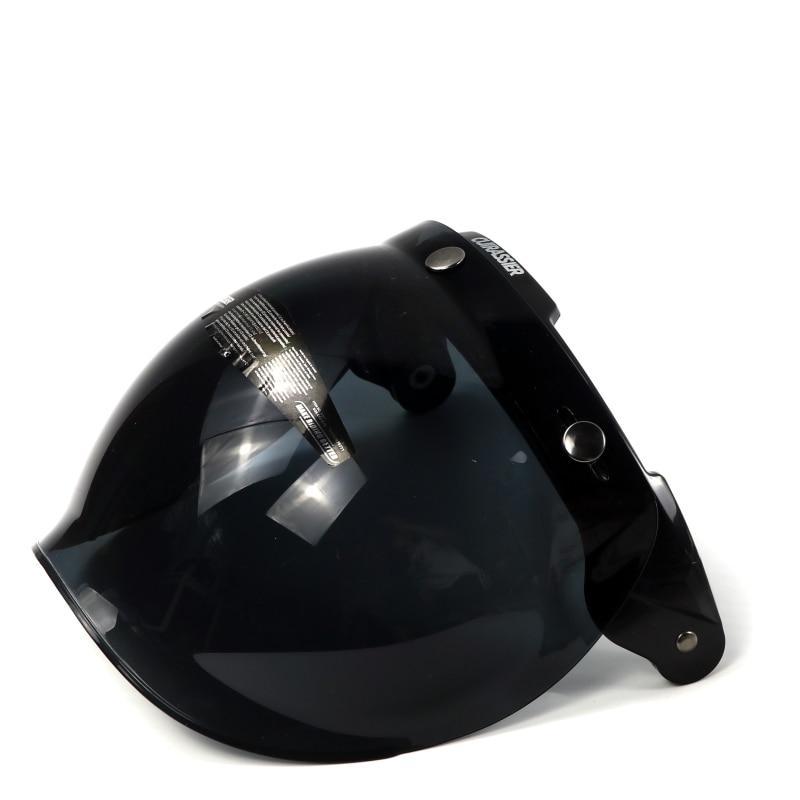 Vintage motorcycle bubble visor mask flip up sun UV protect