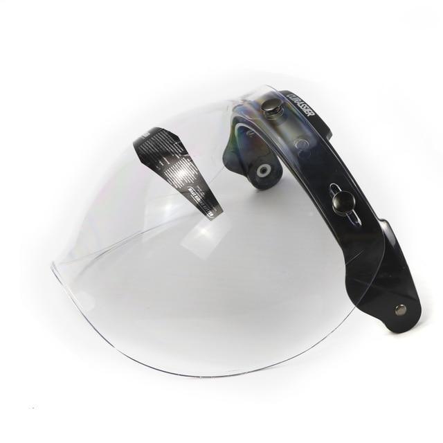 Vintage motorcycle bubble visor mask flip up sun UV protect