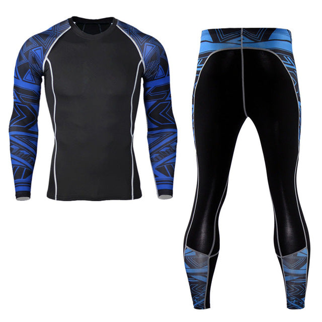 Thermal underwear sets for men clothes riding suit leisure sports