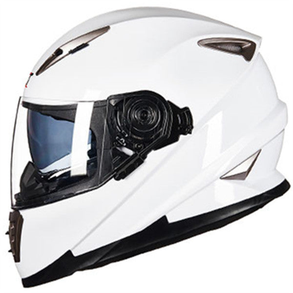 Full face motorcycle helmet double lens with shield lock system moto casco Chopper