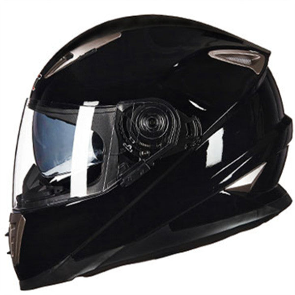 Full face motorcycle helmet double lens with shield lock system moto casco Chopper