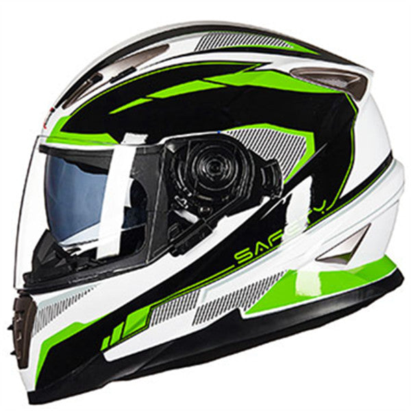 Full face motorcycle helmet double lens with shield lock system moto casco Chopper