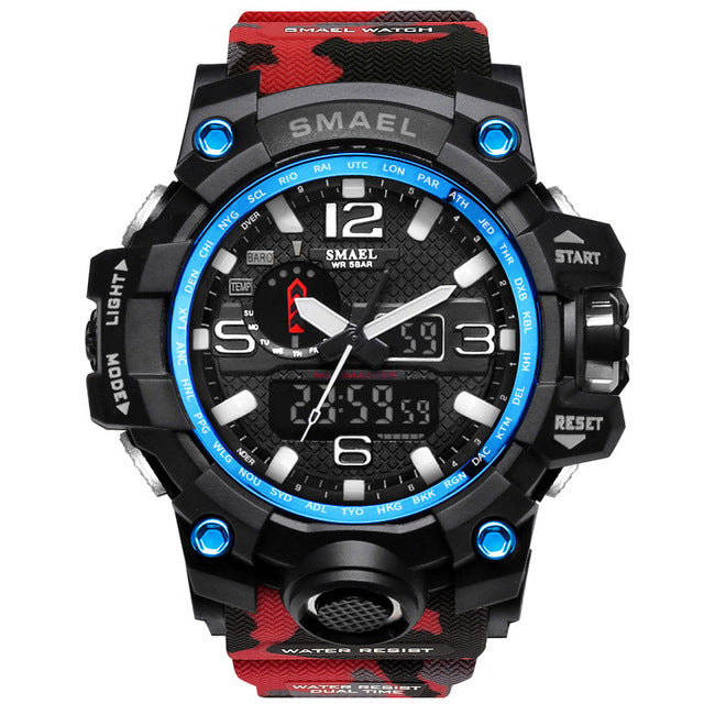 Men military watch sport army watch 50m waterproof shock wrist watches