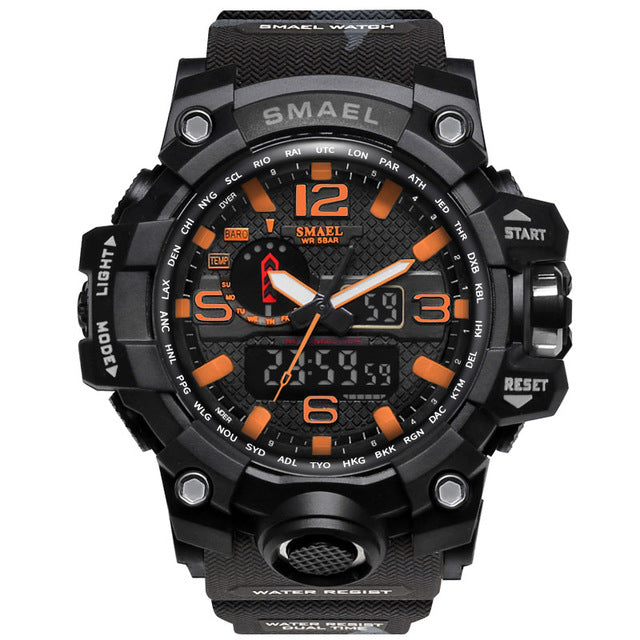 Men military watch sport army watch 50m waterproof shock wrist watches