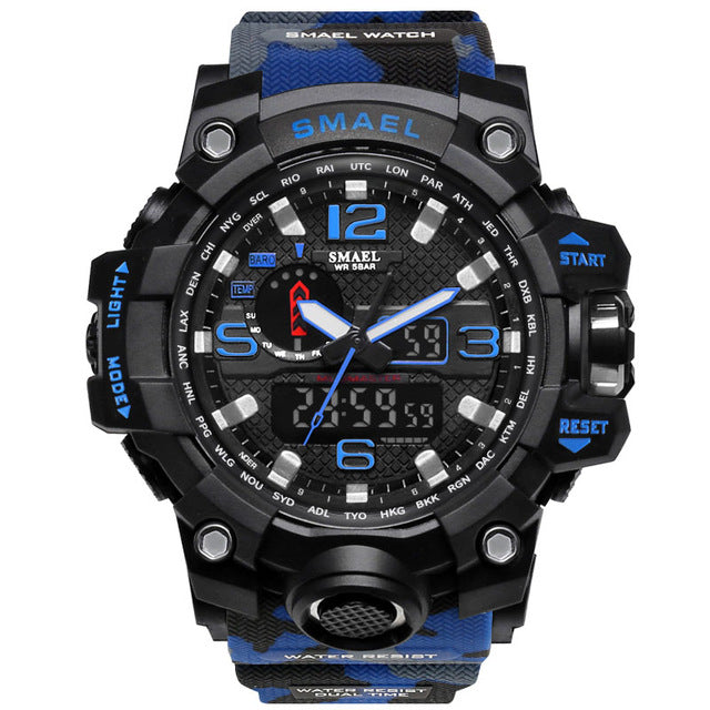 Men military watch sport army watch 50m waterproof shock wrist watches
